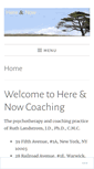 Mobile Screenshot of hereandnowcoaching.com